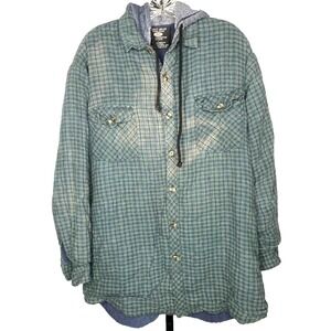 Grit Iron coat Men's size L Shacket Work Wear Heavy‎ Construction Thermal Lined